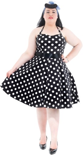 Hearts roses polka - dots, 50s
